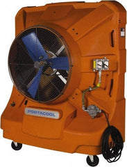 PortaCool - 36" Blade, 45 Gal Capacity, 1.5 hp, 12,500 CFM Evaporative Cooler - 14.8 Amp Rating, 120 Volts, Single Speed - A1 Tooling