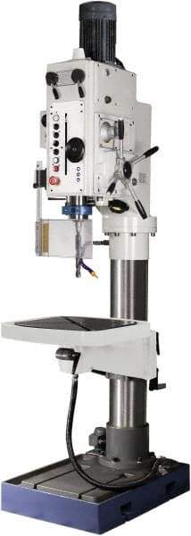 Palmgren - 30" Swing, Geared Head Drill Press - 18 Speed, 4 hp, Three Phase - A1 Tooling