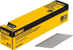 DeWALT - 15 Gauge 2" Long Finishing Nails for Power Nailers - Steel, Bright Finish, Smooth Shank, Angled Stick Collation, Round Head, Chisel Point - A1 Tooling