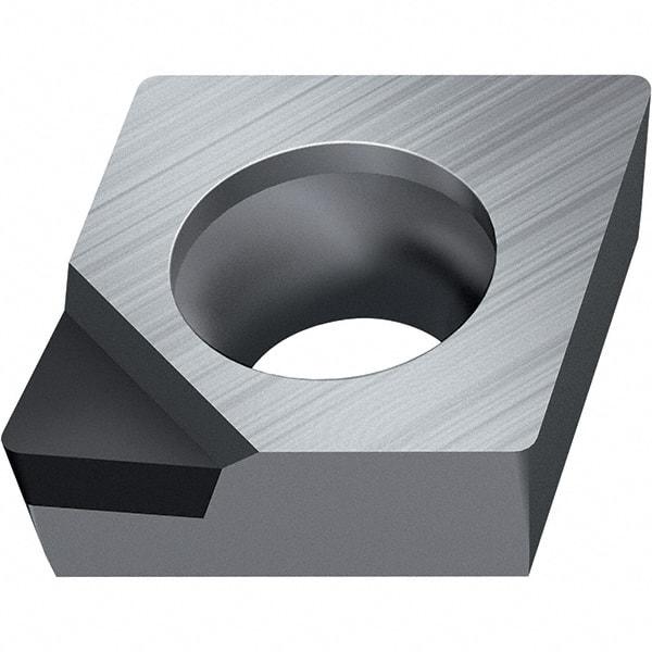 Walter - CCGT FS-1 Grade WDN10 Turning Insert - Polycrystaline Diamond Finish, 80° Rhombic, 9.53mm Inscr Circle, 3.97mm Thick, 0.8mm Corner Radius - A1 Tooling