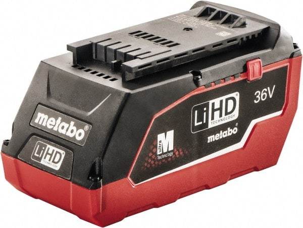 Metabo - 36 Volt Lithium-Ion Power Tool Battery - 6.2 Ahr Capacity, 2 hr Charge Time, Series 36V LiHD - A1 Tooling