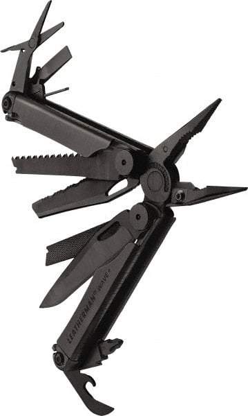 Leatherman - 1 Piece, Multi-Tool Set with 17 Functions - Black, 6" OAL, 4" Closed Length - A1 Tooling