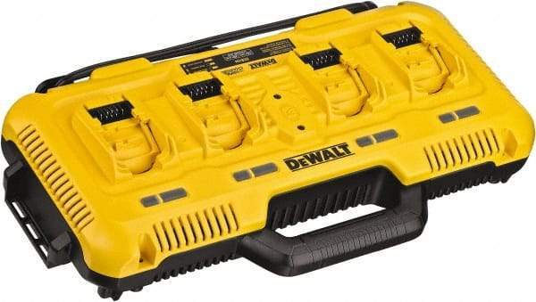 DeWALT - 20 Volt, 4 Battery Lithium-Ion Power Tool Charger - 1 hr & 30 min to Charge, AC Wall Outlet Power Source - A1 Tooling