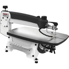 Jet - 3/4" Stroke Length, 2" Depth of Cut, Scroll Saw - 400 to 1,550 Strokes per min, Includes Foot Switch - A1 Tooling