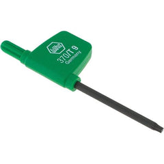 Wiha - T9 Torx Key - Flag-Style, 40mm Length Under Head, 2.9" OAL - A1 Tooling