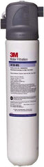 3M - 4-1/2" OD, 15-1/2" Cartridge Length, 0.5 Micron Rating Cartridge Filter Assembly - 3/8" Pipe Size, Reduces Taste, Odor, Chlorine, Particulate & Cyst - A1 Tooling