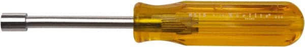 Xcelite - 5/16" Hollow Shaft Nutdriver - Plastic Handle, 7-1/4" OAL - A1 Tooling