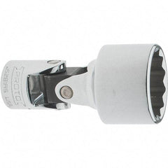 Proto - 7/8", 3/8" Drive, Intermediate Hand Socket - 12 Points, 2-1/4" OAL, Steel, Full Polish Finish - A1 Tooling