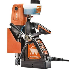 WALTER Surface Technologies - 1/2" Chuck, Portable Electromagnetic Drill Press - 600 RPM, 8 Amps, 850 Watts, 120 Volts - A1 Tooling