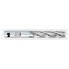 1-1/2 x 1-1/4 x 2 x 4-1/2 6 Fl HSS-CO Roughing Center Cutting End Mill -  Bright - A1 Tooling