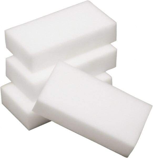 Ability One - 2.3" Long x 4.6" Wide x 1" Thick Cleansing Pad - Medium-Duty, White - A1 Tooling