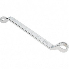 Proto - 3/4" x 7/8" 12 Point Box Wrench - Double End, 1-1/16" Head Diam x 1-1/4" Head Thickness, 11-1/2" OAL, Steel, Polished Finish, 15° Offset - A1 Tooling