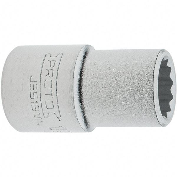 Proto - 3/4" Drive, Standard Hand Socket - 12 Points, 2.307" OAL, Steel, Full Polish Finish - A1 Tooling