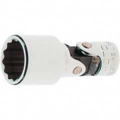 Proto - 1/4" Drive, Standard Hand Socket - 12 Points, 1-17/64" OAL, Steel, Full Polish Finish - A1 Tooling