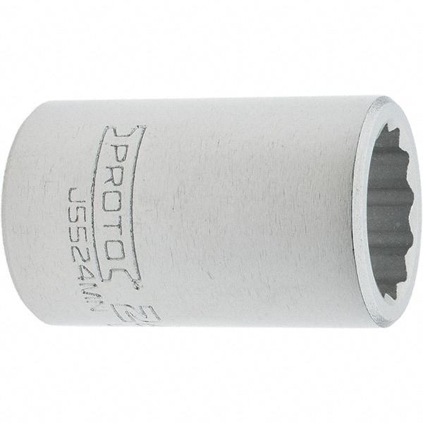 Proto - 3/4" Drive, Standard Hand Socket - 12 Points, 2.307" OAL, Steel, Full Polish Finish - A1 Tooling