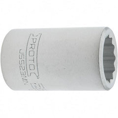 Proto - 3/4" Drive, Standard Hand Socket - 12 Points, 2.307" OAL, Steel, Full Polish Finish - A1 Tooling