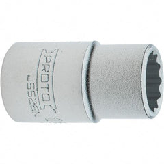 Proto - 13/16", 3/4" Drive, Standard Hand Socket - 12 Points, 2.285" OAL, Steel, Full Polish Finish - A1 Tooling