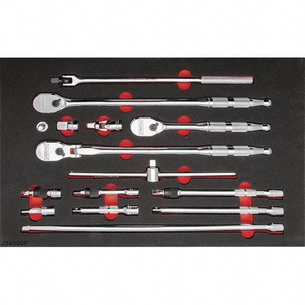 Proto - 15 Piece 1/2" Drive Mechanic's Tool Set - Comes in 23 x 16" Foam Insert - A1 Tooling