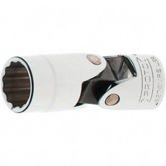 Proto - 3/8" Drive, Standard Hand Socket - 12 Points, 2-3/16" OAL, Steel, Full Polish Finish - A1 Tooling