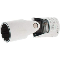 Proto - 3/8" Drive, Standard Hand Socket - 12 Points, 2-1/4" OAL, Steel, Full Polish Finish - A1 Tooling