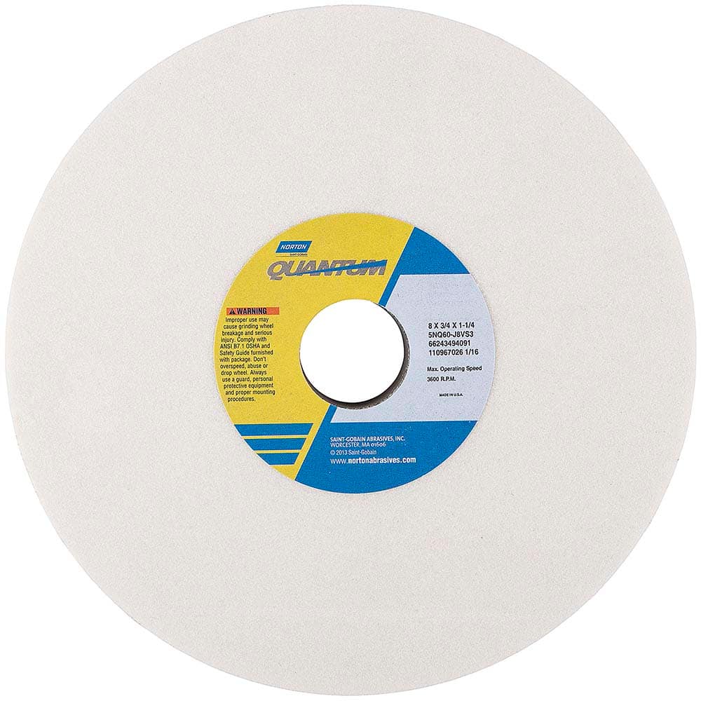 Norton - Tool & Cutter Grinding Wheels Wheel Type: Type 1 Wheel Diameter (Inch): 8 - A1 Tooling