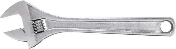 Proto - 1-5/16" Jaw Capacity, 10" Standard Adjustable Wrench - Steel, Polished Finish, 10" OAL - A1 Tooling