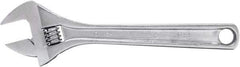 Proto - 1-5/16" Jaw Capacity, 10" Standard Adjustable Wrench - Steel, Polished Finish, 10" OAL - A1 Tooling