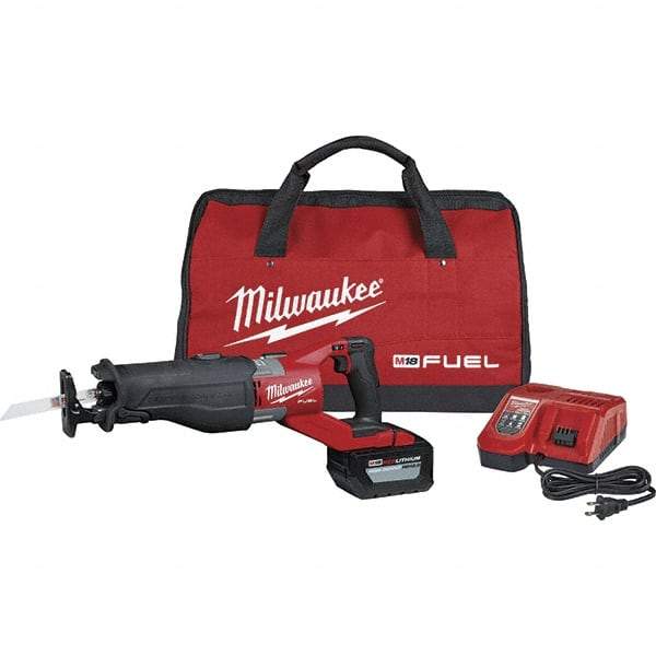 Milwaukee Tool - 18V, 3,000 SPM, Cordless Reciprocating Saw - 1-1/4" Stroke Length, Lithium-Ion 1 Battery Included - A1 Tooling