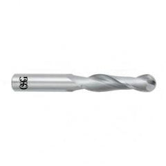 3/16" Dia. - 2-1/4" OAL - Bright CBD - Ball End SE EM - 2 FL - A1 Tooling