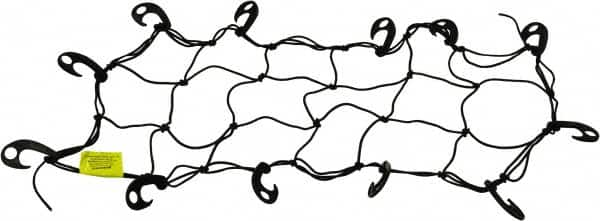 Erickson Manufacturing - Rubber Cargo Net - 30" Wide x 15" Long, Black, For Use with ATV's - A1 Tooling