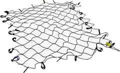 Erickson Manufacturing - Rubber Cargo Net - 96" Wide x 72" Long, Black, For Use with Pick Ups - A1 Tooling