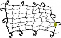 Erickson Manufacturing - Rubber Cargo Net - 28" Wide x 28" Long, Black, For Use with ATV's - A1 Tooling