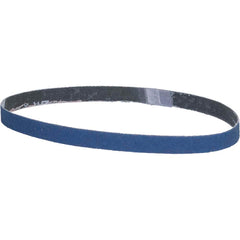 Norton - 1/2" Wide x 18" OAL, 80 Grit, Zirconia Alumina Abrasive Belt - A1 Tooling