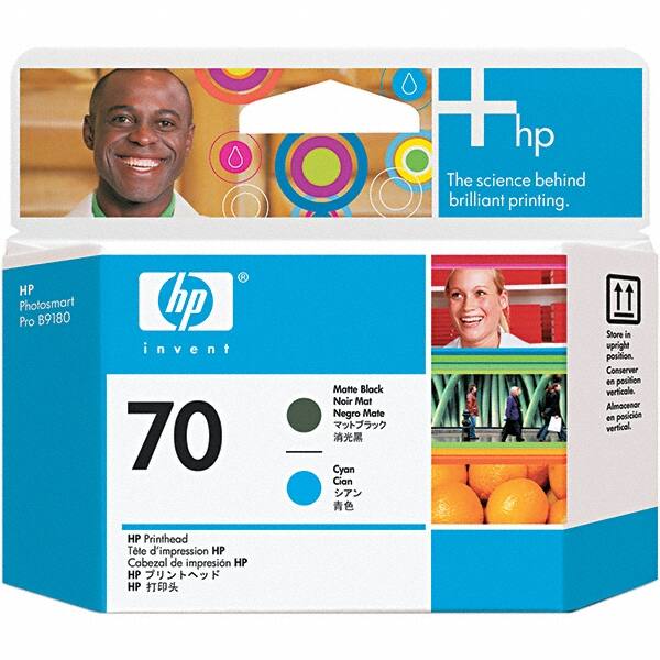 Hewlett-Packard - Black & Cyan Printhead - Use with HP Designjet Z2100 - A1 Tooling