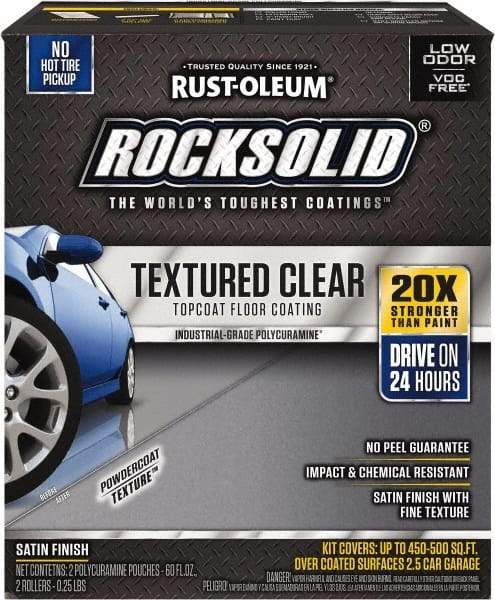 Rust-Oleum - 120 oz Satin Textured Topcoat - Low Odor & Chemical Resistant - A1 Tooling