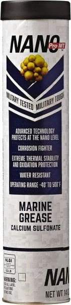 Nano Pro MT - 14 oz Cartridge Calcium Anti-Corrosion Grease - Blue, Water Resistant, 500°F Max Temp, NLGIG 2, - A1 Tooling