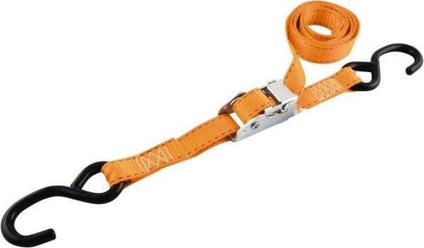 Erickson Manufacturing - 6' Long x 1" Wide, 2,000 Lb Basket Capacity, Polyester & Steel Web Sling - Orange - A1 Tooling