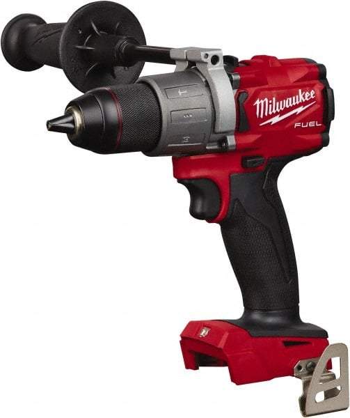 Milwaukee Tool - 18 Volt 1/2" Single-Sleeve Ratcheting Chuck Cordless Hammer Drill - 0 to 32,000 BPM, 0 to 550 & 0 to 2,000 RPM, Reversible - A1 Tooling