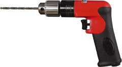 Sioux Tools - 1/4" Keyed Chuck - Pistol Grip Handle, 3,000 RPM, 12 LPS, 0.5 hp, 90 psi - A1 Tooling