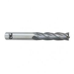 6mm Dia. x 76mm Overall Length 4-Flute Square End Solid Carbide SE End Mill-Round Shank-Center Cutting-Uncoated - A1 Tooling