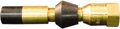 Milton - 150 Max psi Closed Check Brass Air Chuck - Straight Push On Chuck, 1/4 FNPT - A1 Tooling