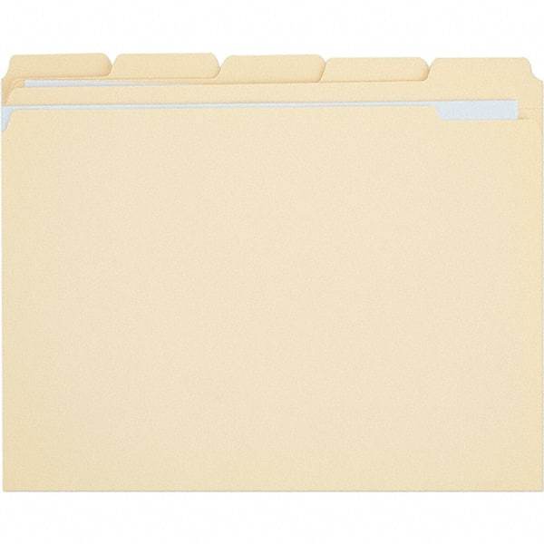 UNIVERSAL - 9-5/8 x 11-3/4", Letter Size, Manila, File Folders with Top Tab - 11 Point Stock, 1/5 Tab Cut Location - A1 Tooling