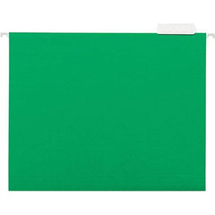 Universal One - 9-5/8 x 11-3/4", Letter Size, Bright Green, Hanging File Folder - 11 Point Stock, 1/5 Tab Cut Location - A1 Tooling