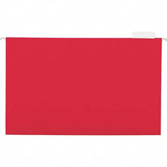 Universal One - 9-5/8 x 14-3/4", Legal, Red, Hanging File Folder - 11 Point Stock, 1/5 Tab Cut Location - A1 Tooling