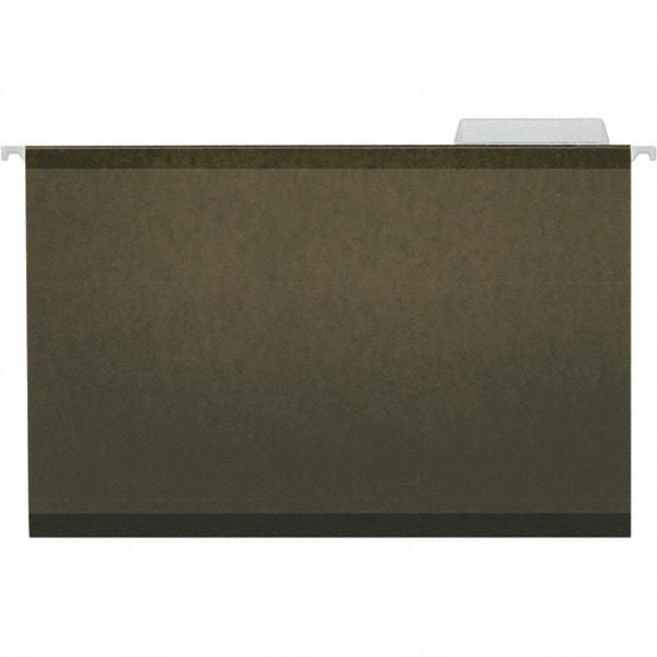 Universal One - 9-5/8 x 14-3/4", Legal, Standard Green, Hanging File Folder - 11 Point Stock, 1/3 Tab Cut Location - A1 Tooling