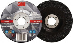 3M - Depressed-Center Wheels Wheel Diameter (Inch): 4-1/2 Wheel Thickness (Decimal Inch): 0.2500 - A1 Tooling