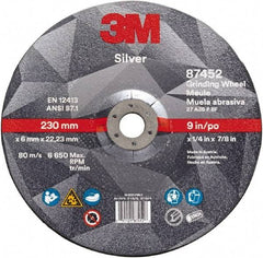 3M - Depressed-Center Wheels Wheel Diameter (Inch): 9 Wheel Thickness (Decimal Inch): 0.2500 - A1 Tooling