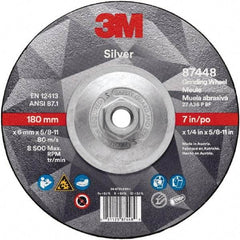 3M - Depressed-Center Wheels Wheel Diameter (Inch): 7 Wheel Thickness (Decimal Inch): 0.2500 - A1 Tooling