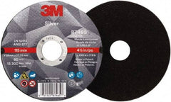 3M - 4-1/2" Ceramic Cutoff Wheel - 0.045" Thick, 7/8" Arbor, Use with Angle Grinders - A1 Tooling