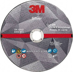 3M - 4-1/2" Ceramic Cutoff Wheel - 3/32" Thick, 7/8" Arbor, Use with Angle Grinders - A1 Tooling